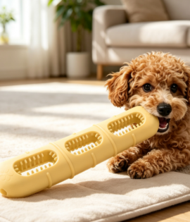 BPA-Free Rubber Stuffable Teething Toy for Small