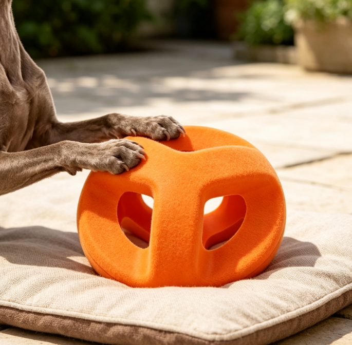 Heavy-Duty Rubber Ball for Large Breeds - Image 2
