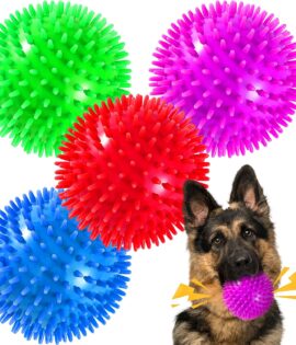 Spiky Squeaky Durable Ball (Medium/Large Dogs)